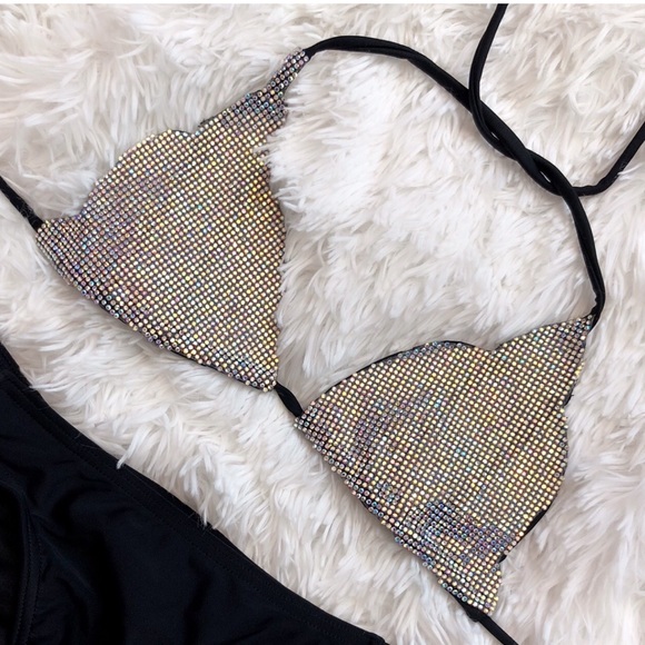 Other - CRYSTAL CUSTOM BIKINI TOP RAVE VEGAS BACHELORETTE